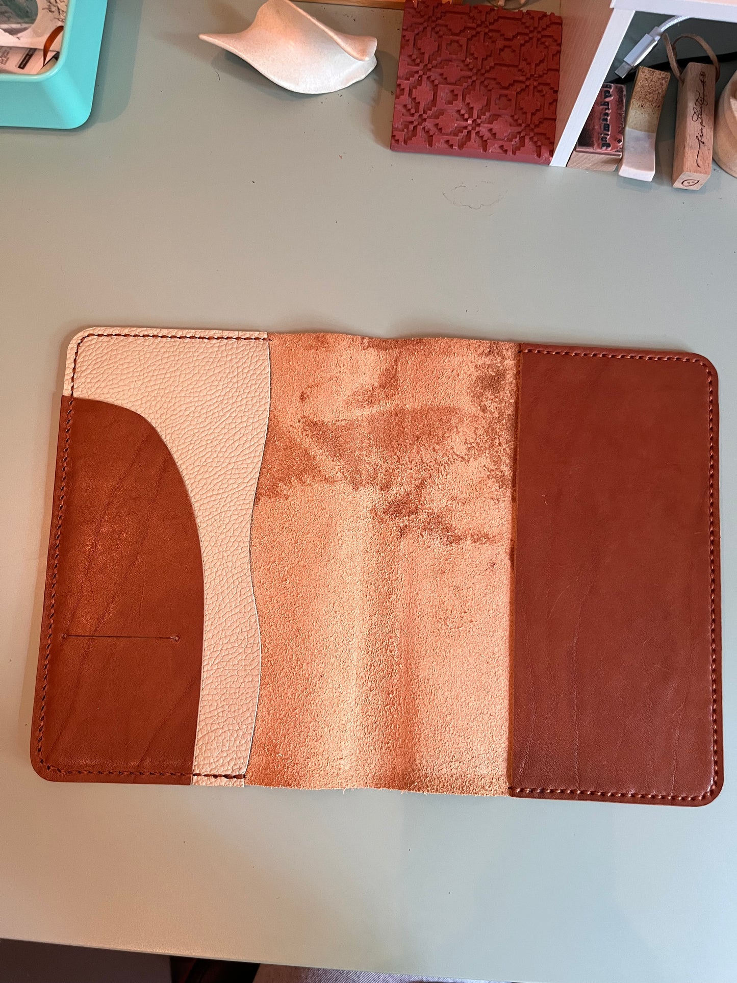 A5 size in Masai leather