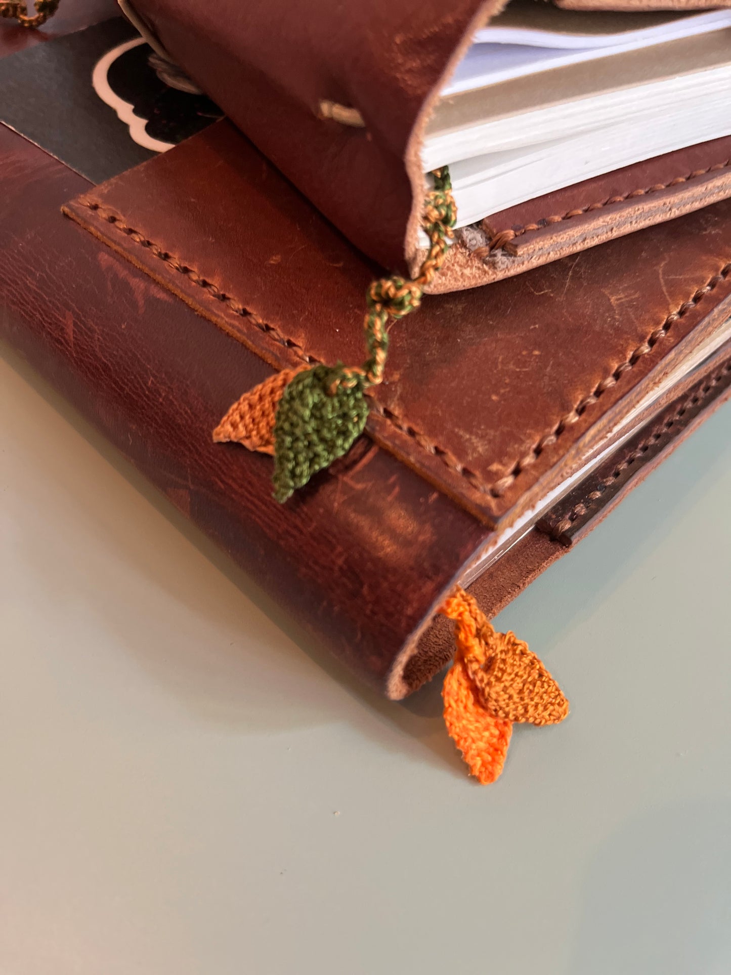 Handmade crochet bookmark
