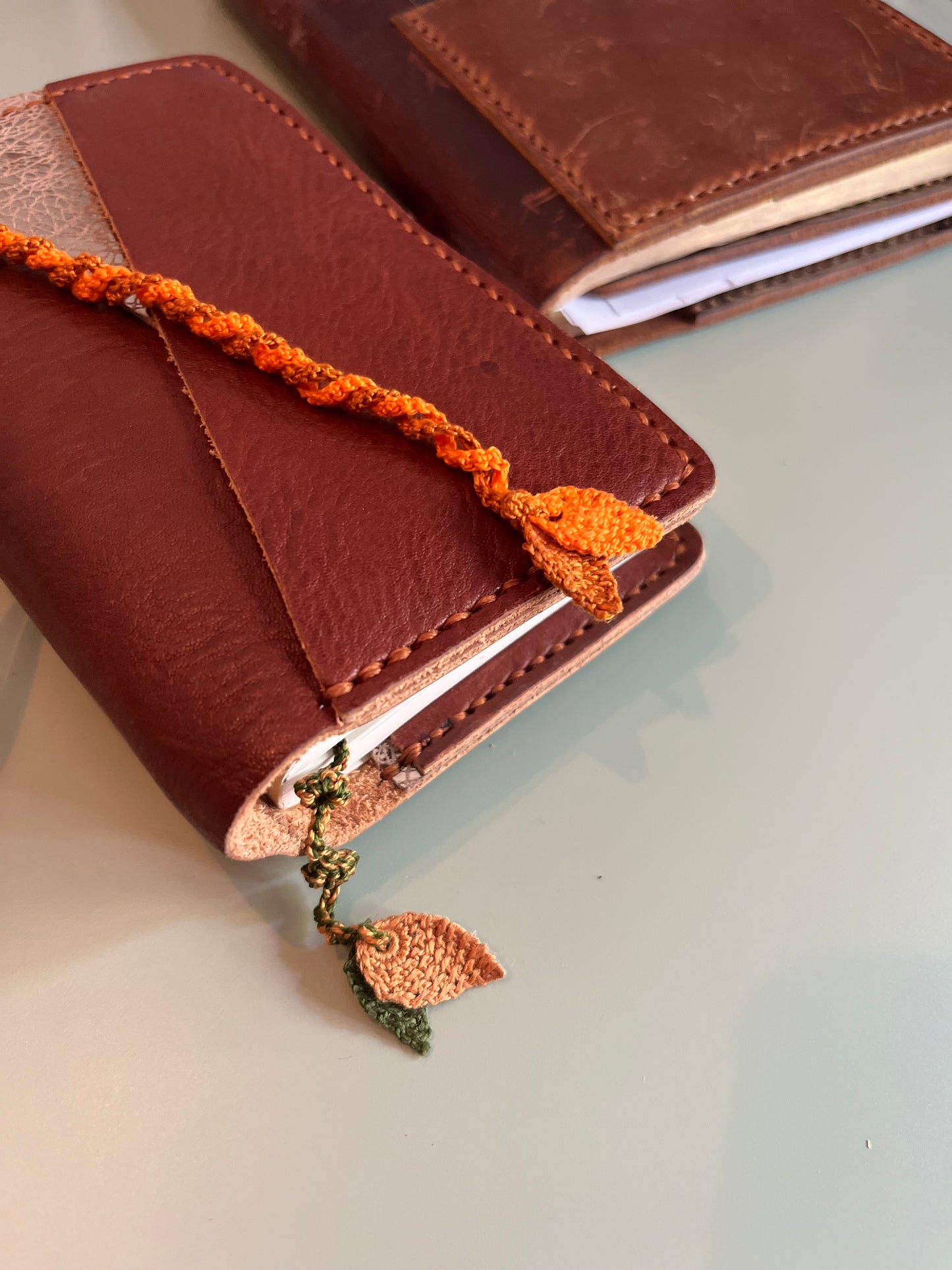 Handmade crochet bookmark