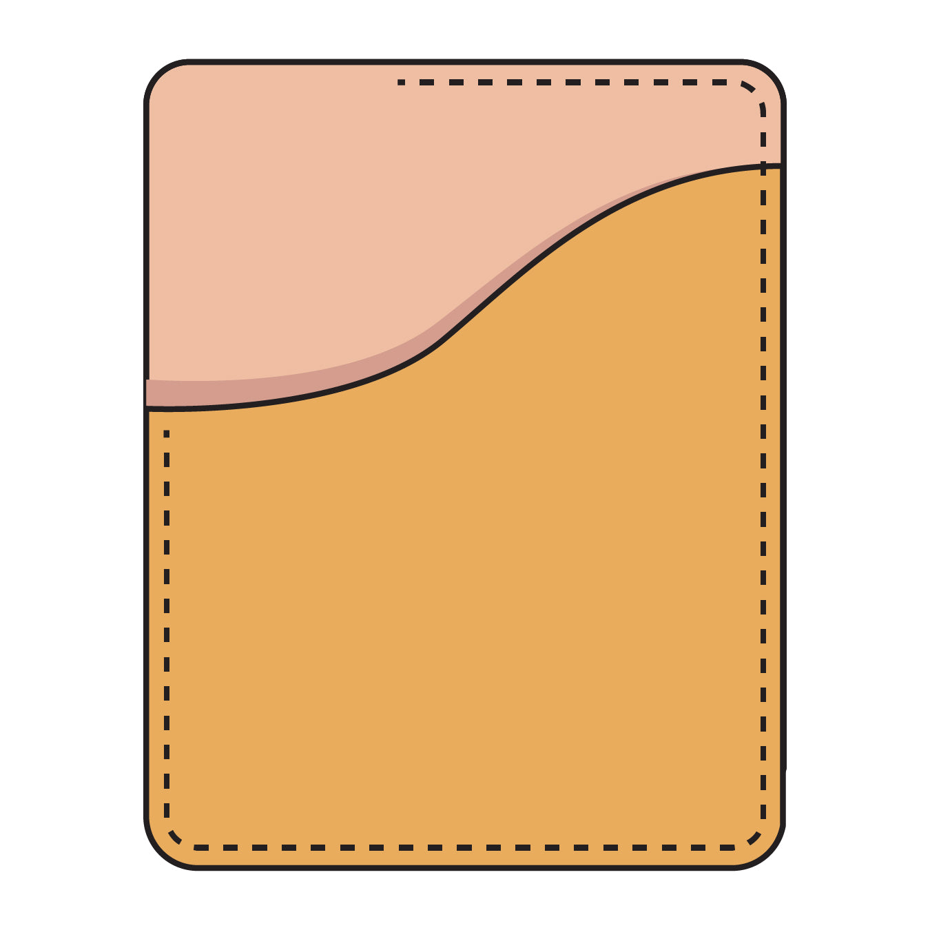 A5 slim “Areti” Trifold Reverse