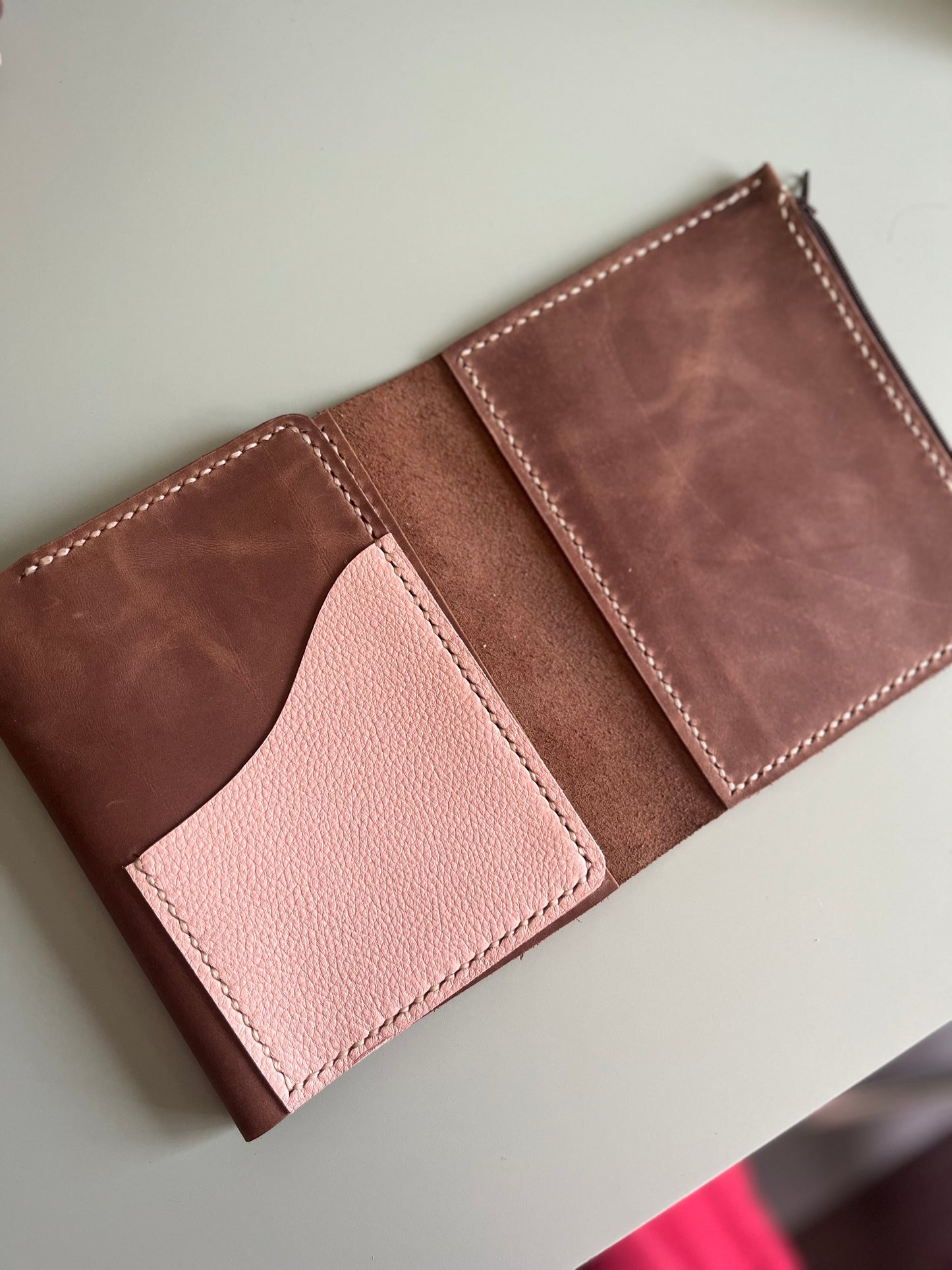 A6 trifold cover with pen case