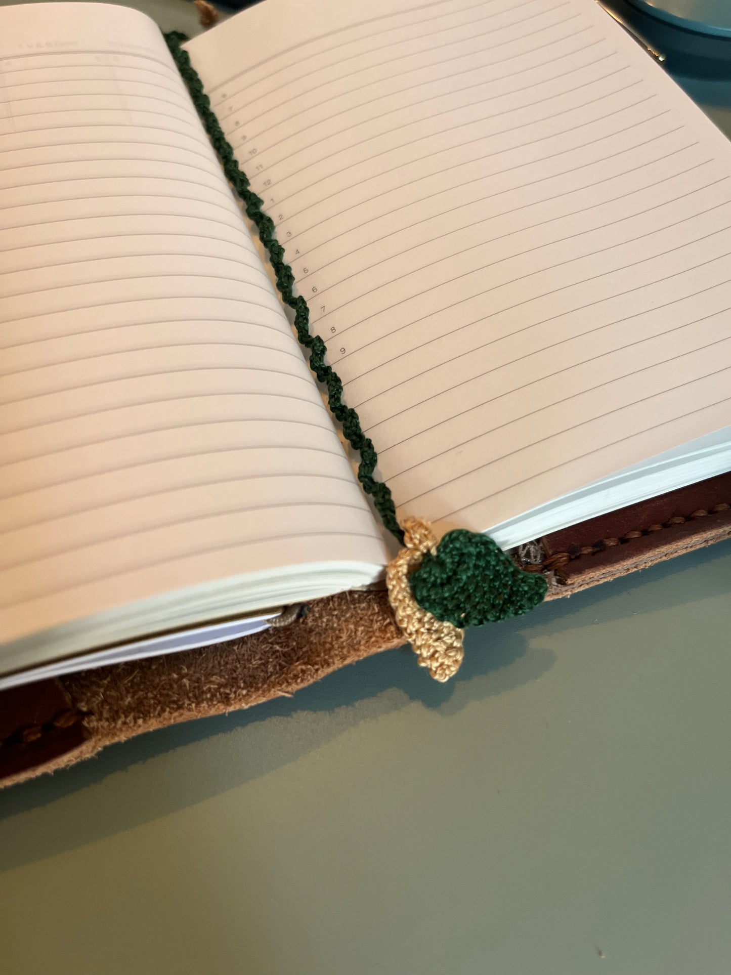 Handmade crochet bookmark