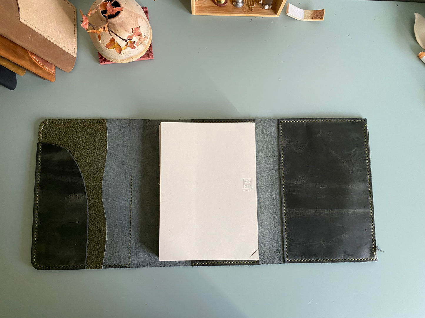 A5 cover with pen case