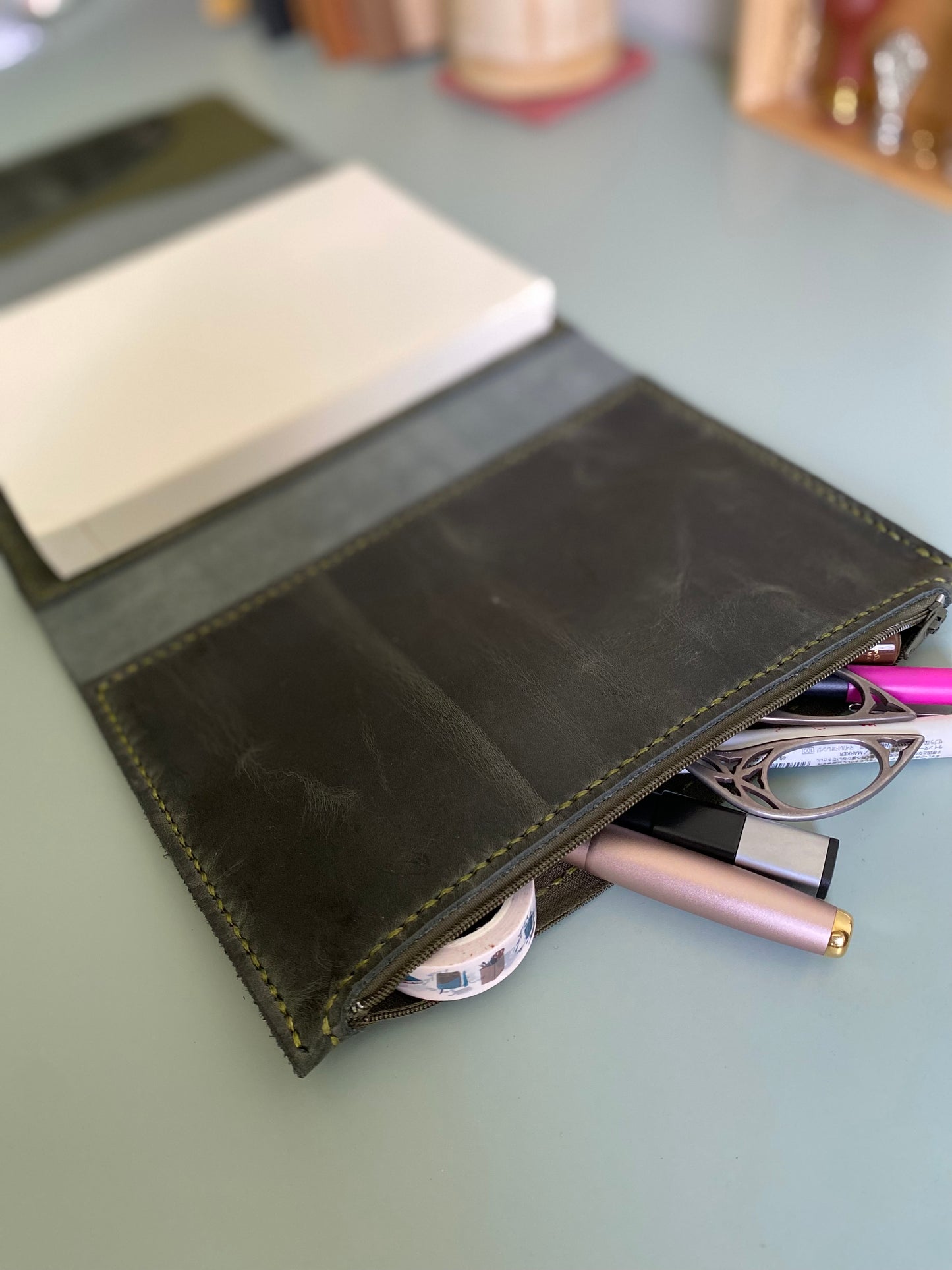 A5 cover with pen case