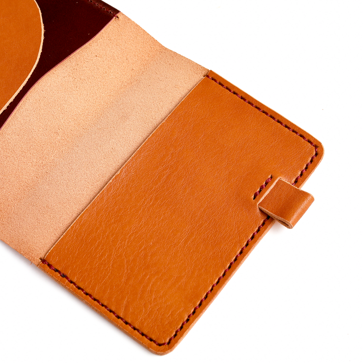 One of a Kind Pocket Leather Cover – Flower Design