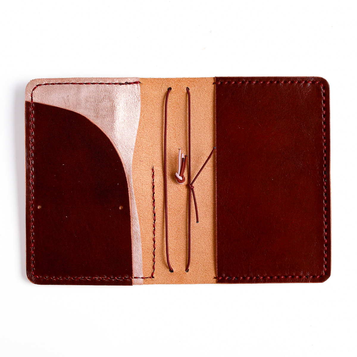 Pocket size punch design open flat