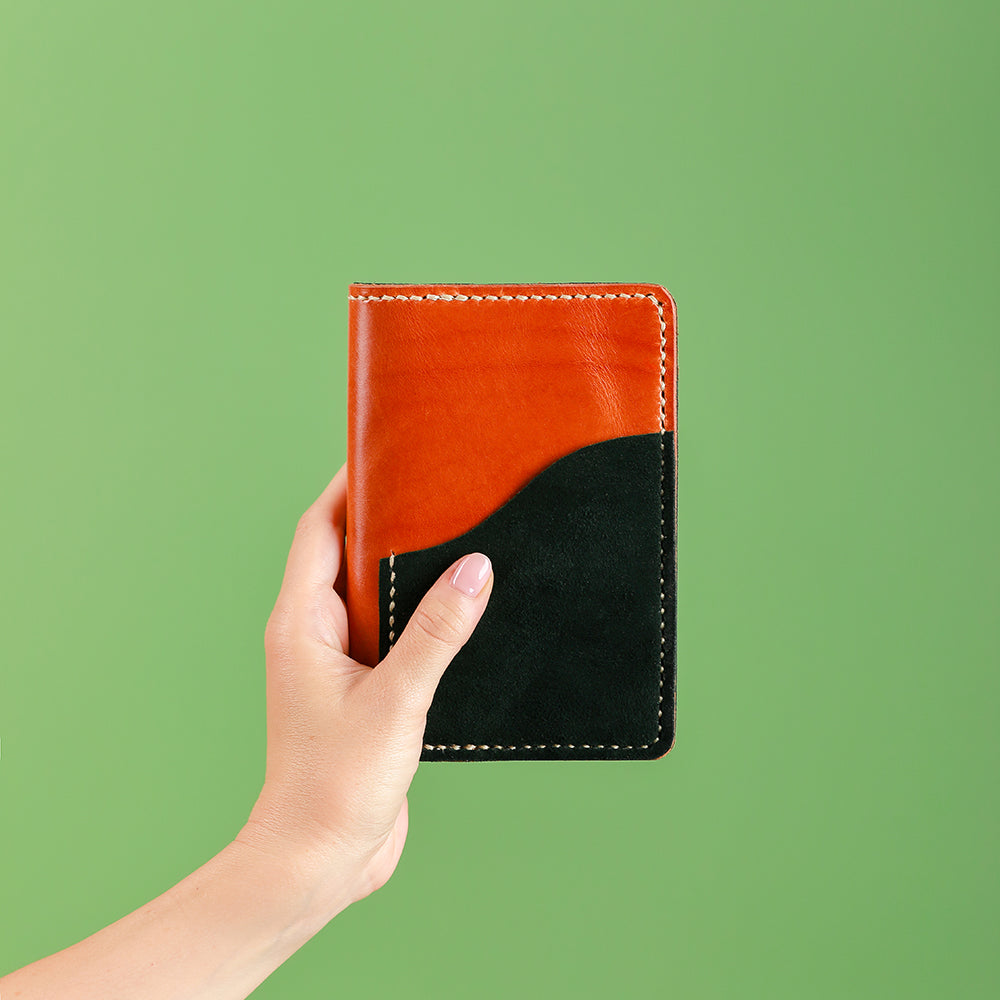 Ready to ship passport size handmade leather covers