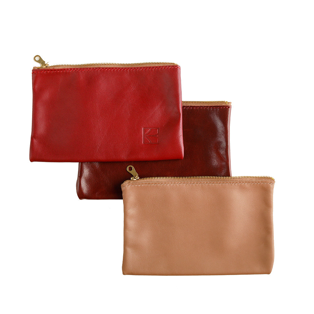 Ready to ship handmade leather pen cases for fountain pens and writing tools