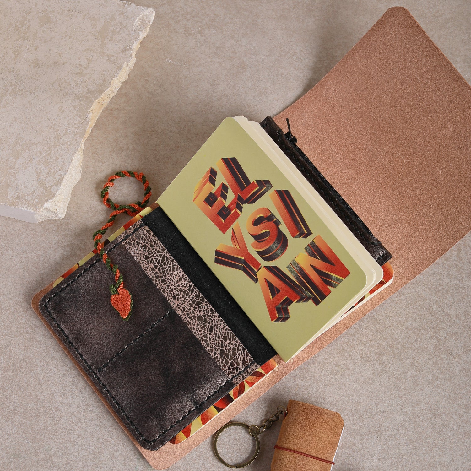 Handmade leather gifts for writers and planner lovers by Elysian Paper