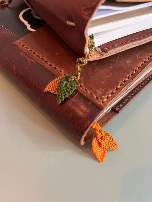 Handmade crochet bookmark