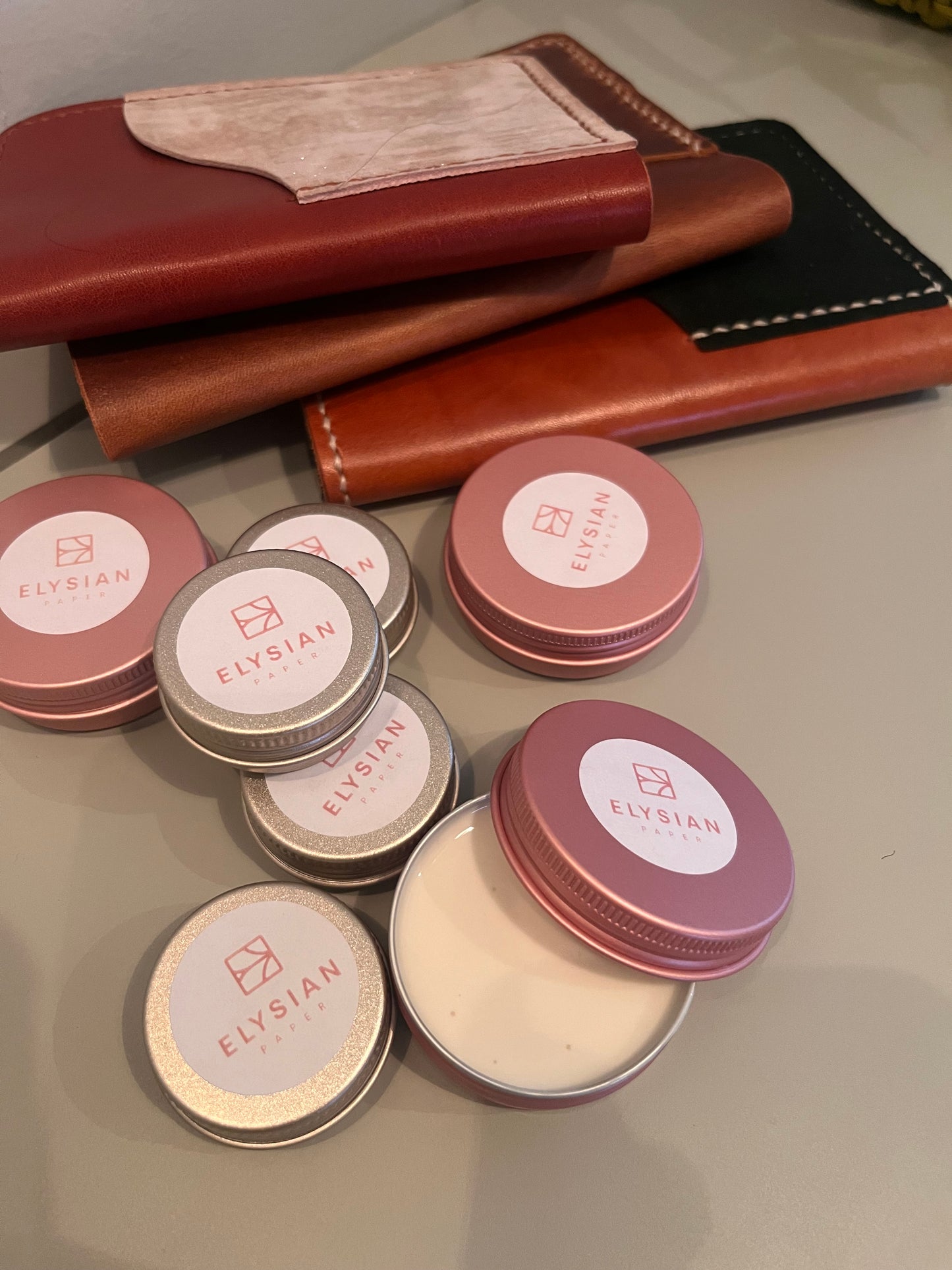 Leather cover care cream