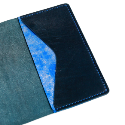 Ready to Ship B6 Leather Planner Cover | Storm leather