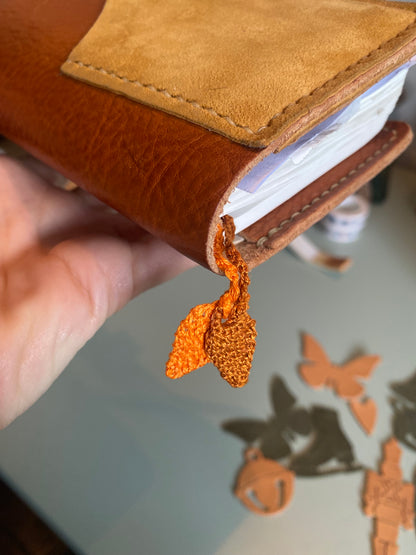 Handmade crochet bookmark