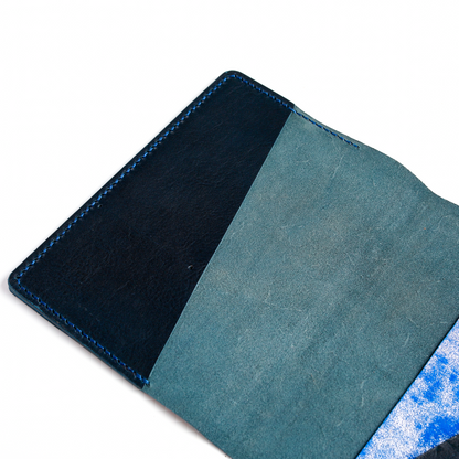 A5 cover in Storm leather insert left pocket