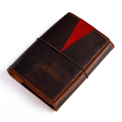 Ready to Ship A5 Trifold Cover in Espresso Leather