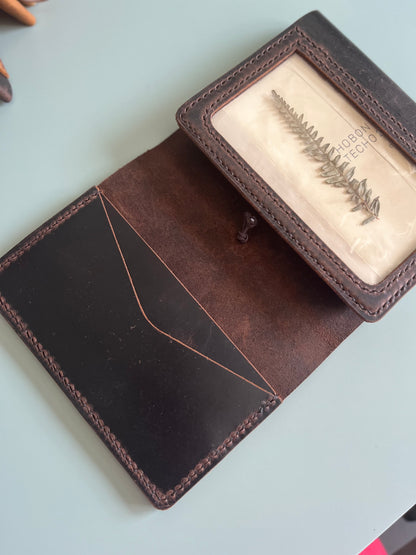 A6 Areti Trifold Reverse cover with transparent front window pocket