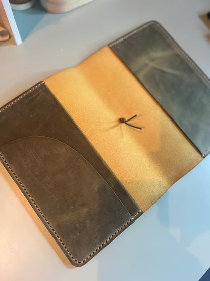 A5 size in Limone leather