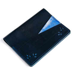 Ready to Ship B6 Leather Planner Cover | Storm leather