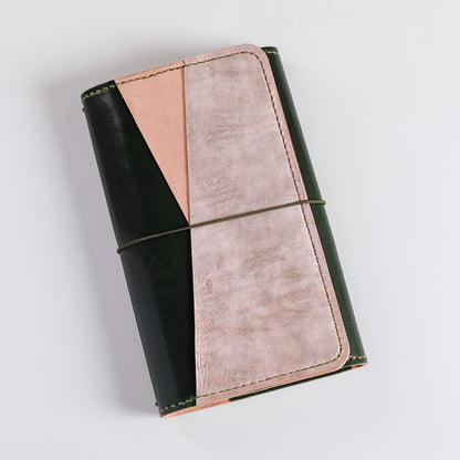 "Areti" Trifold TN Size REVERSE in verde