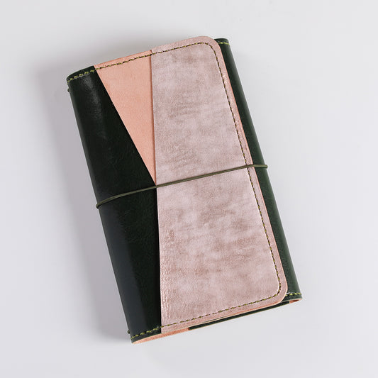 "Areti" Trifold TN Size REVERSE in verde