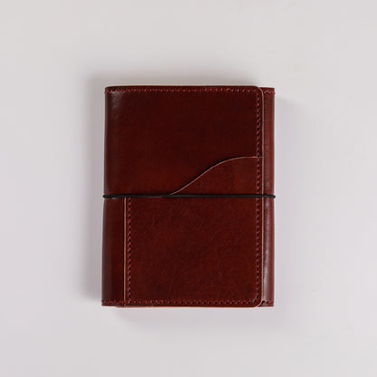 B6 size Areti Trifold in Hibiscus Tea