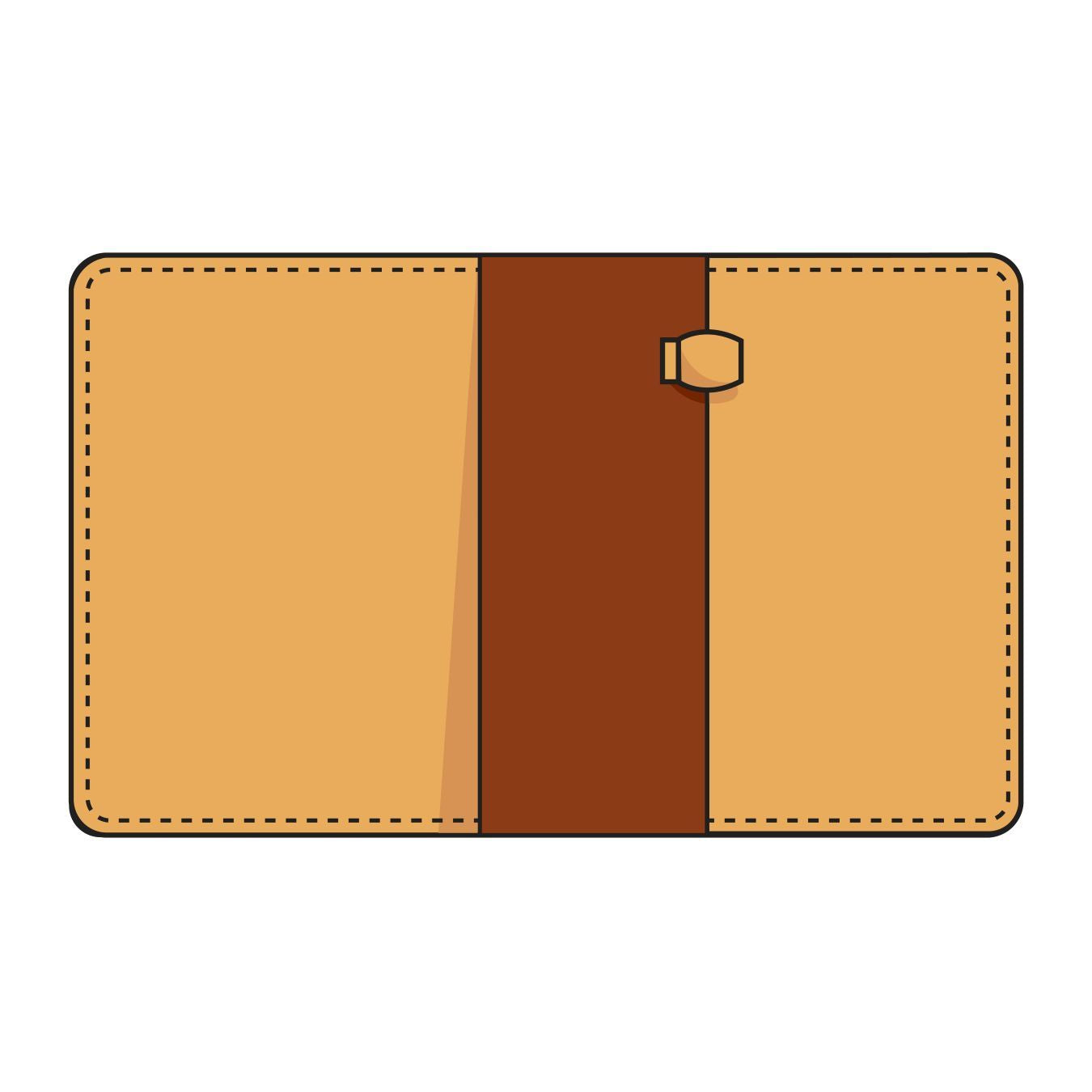 The Everyday Trifold | Leather Planner & Notebook Cover