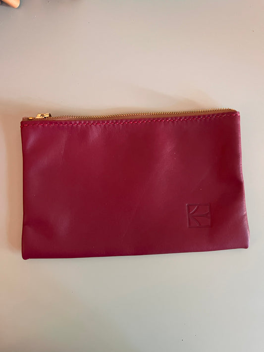 Journal / pen pouch in Borgogna