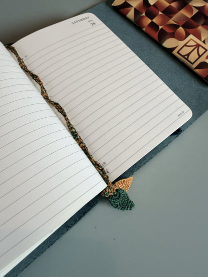 Handmade crochet bookmark