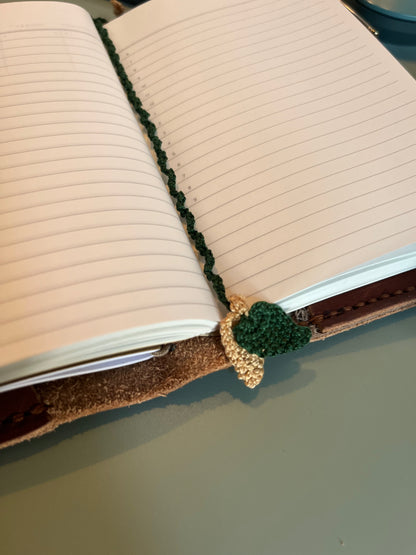 Handmade crochet bookmark
