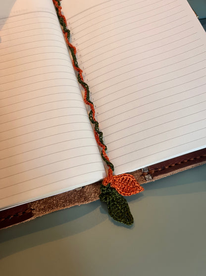 Handmade crochet bookmark