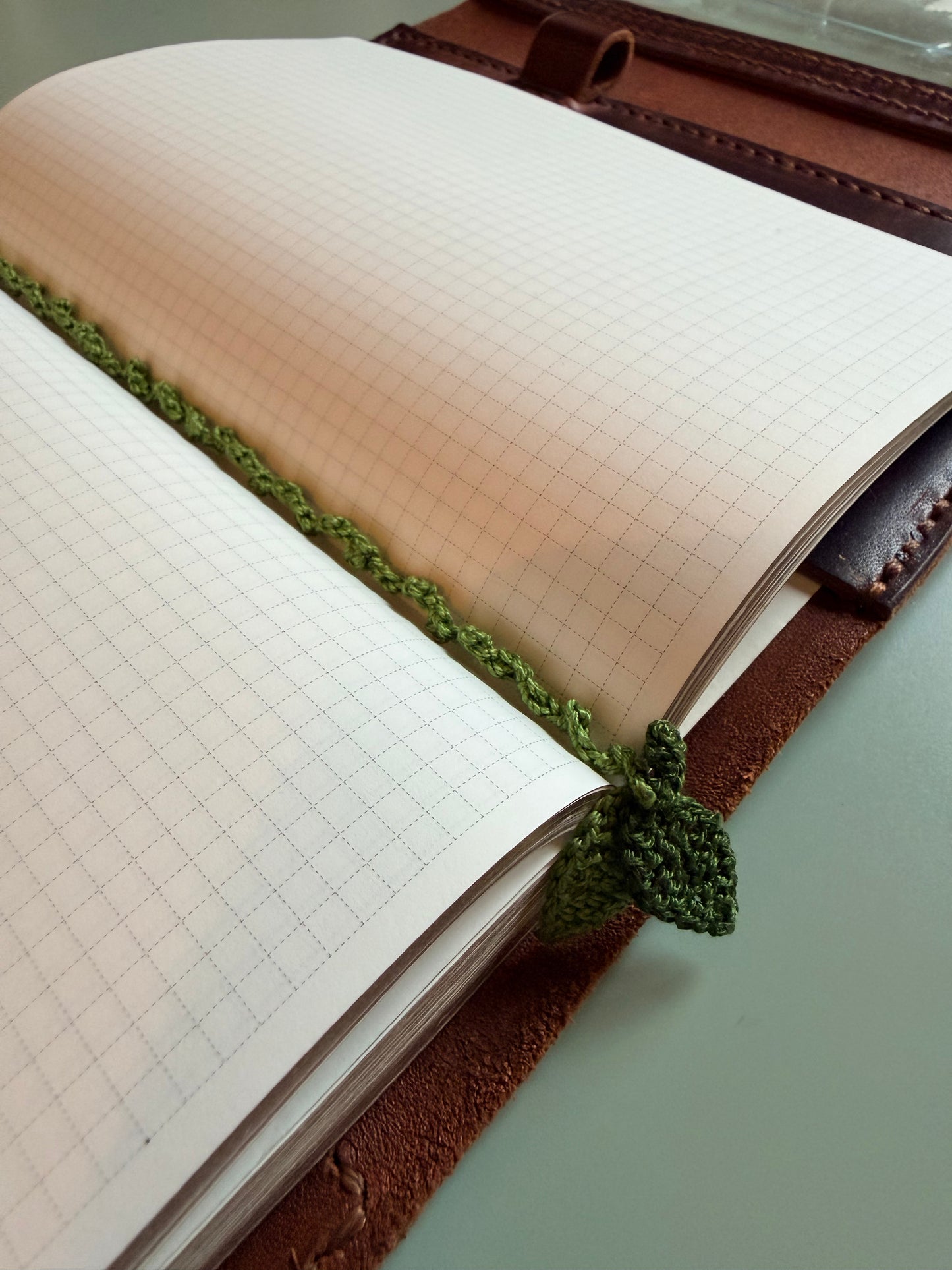 Handmade crochet bookmark