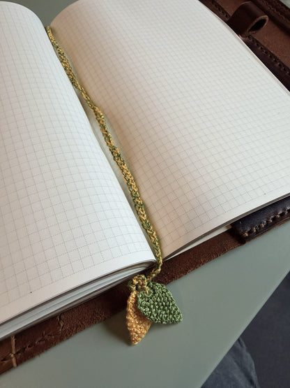 Handmade crochet bookmark