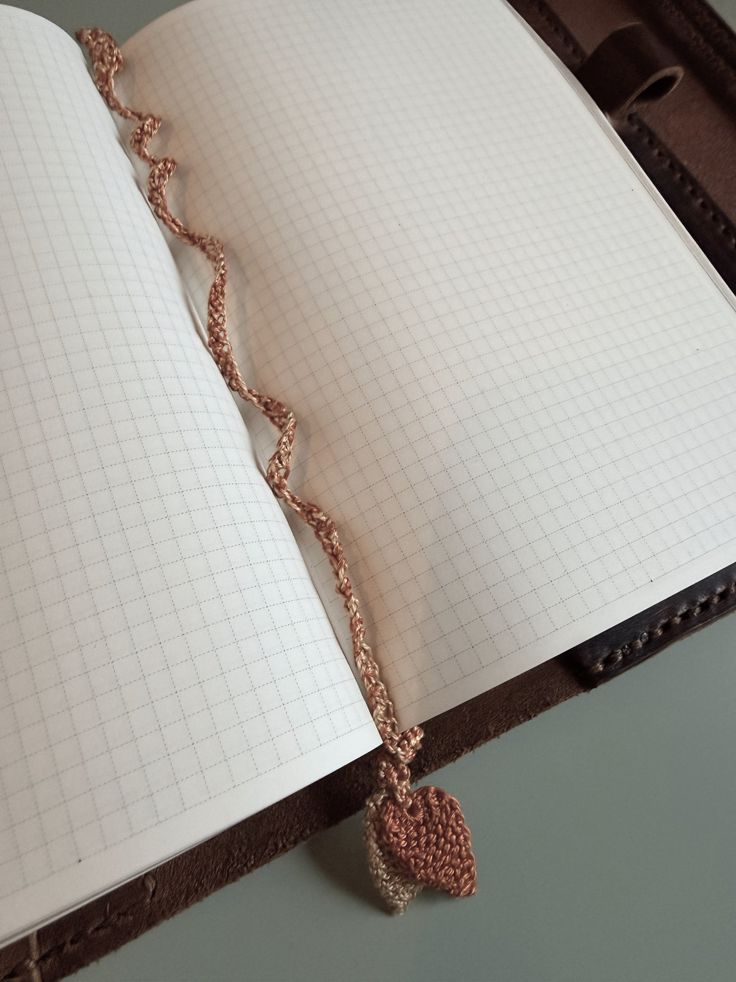 Handmade crochet bookmark