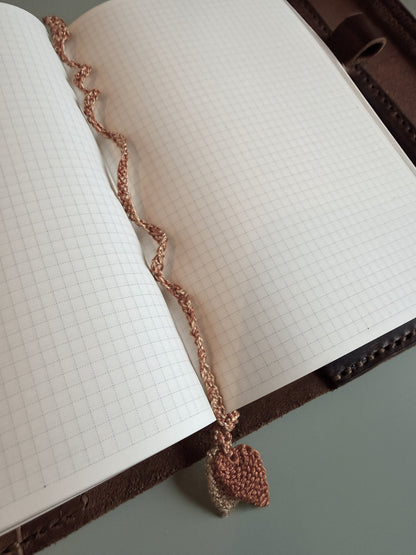 Handmade crochet bookmark