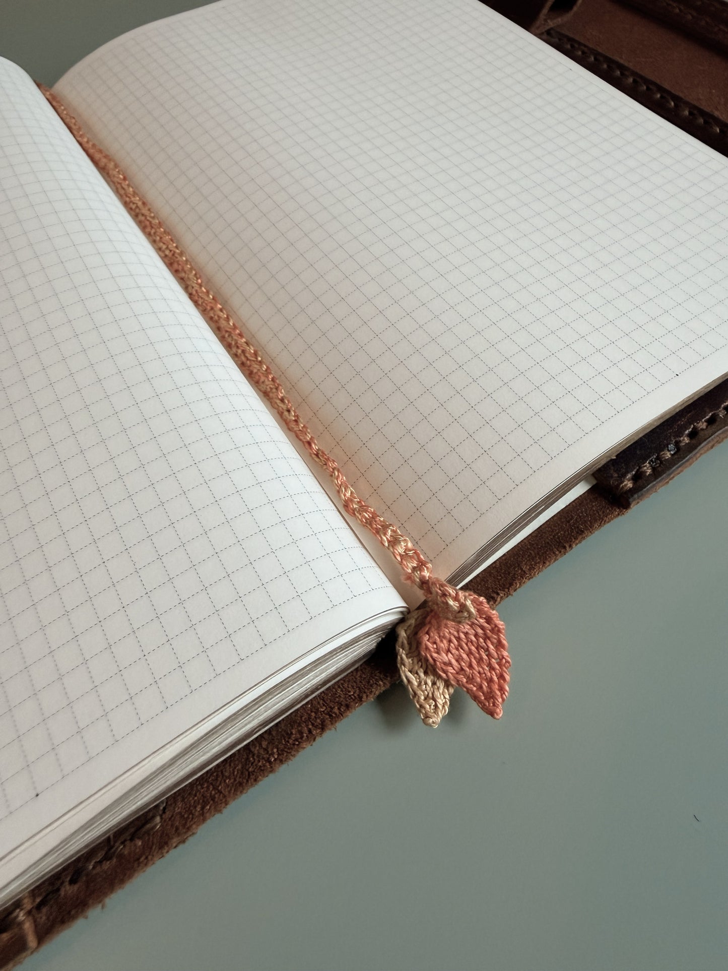 Handmade crochet bookmark