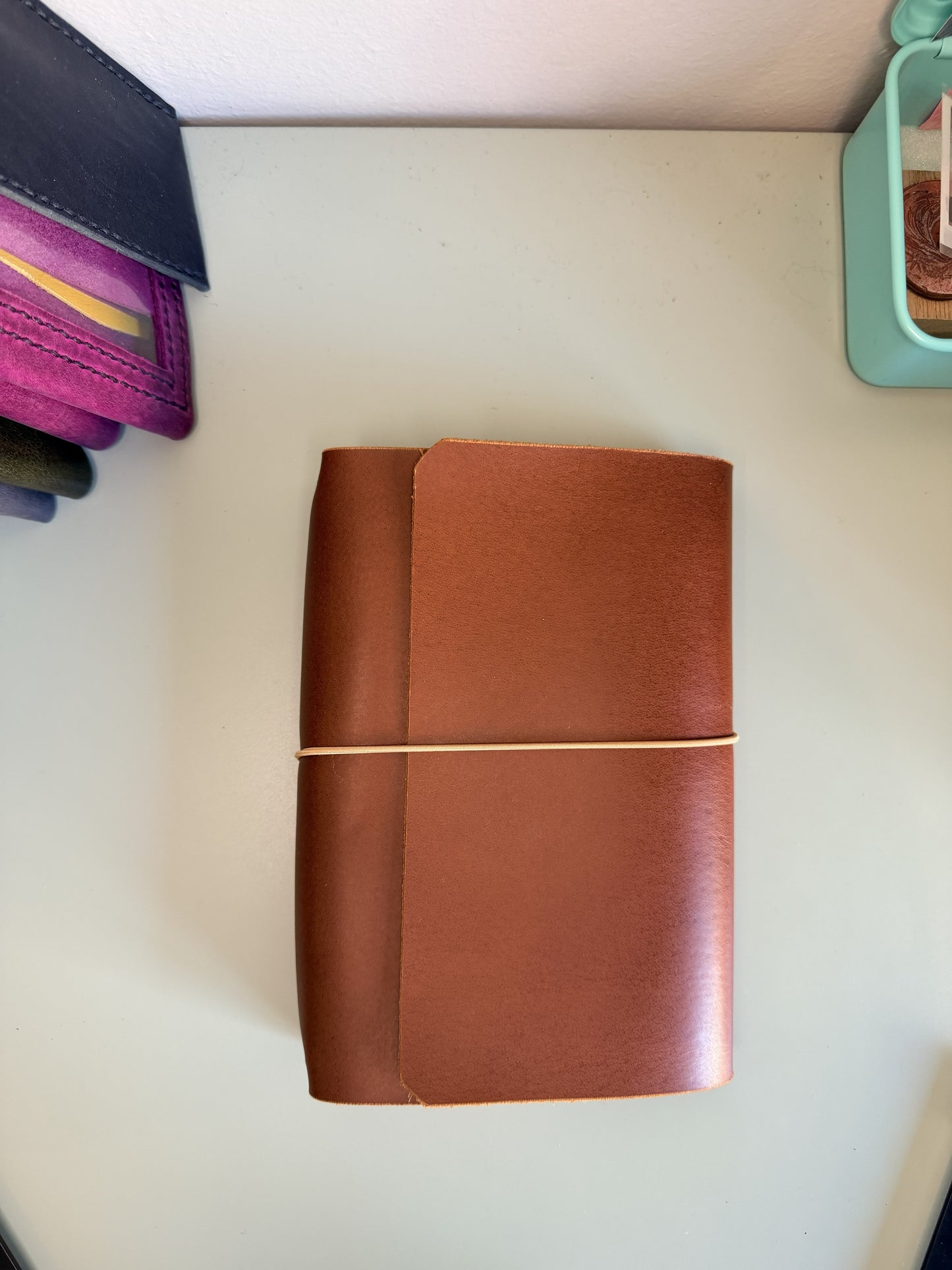 The Everyday_A5 Trifold Dark Maple