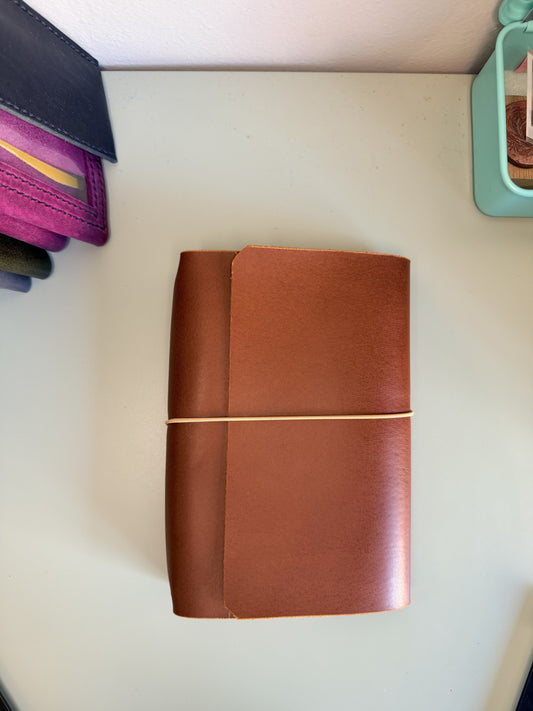 The Everyday_A5 Trifold Dark Maple