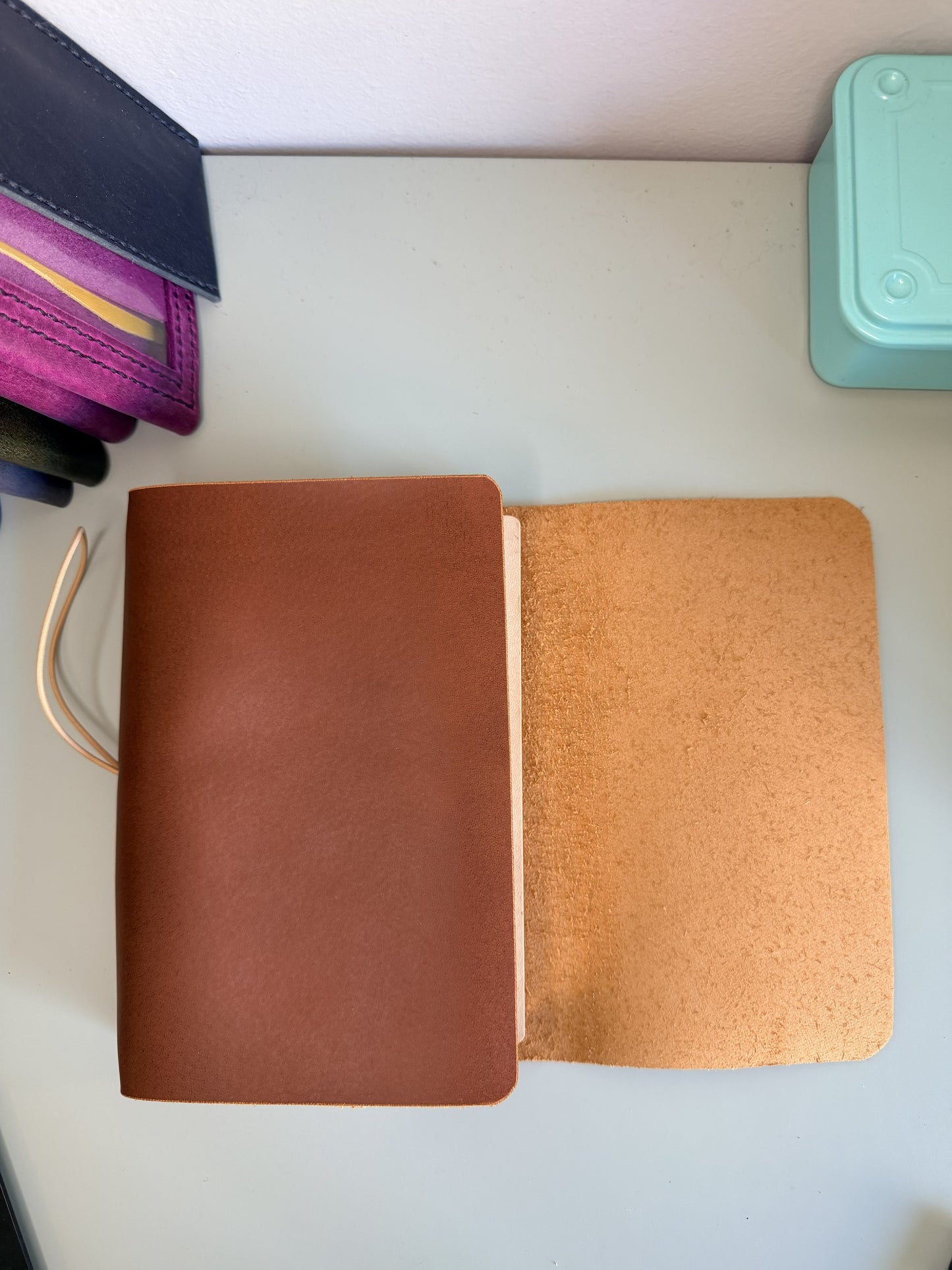 The Everyday_A5 Trifold Dark Maple