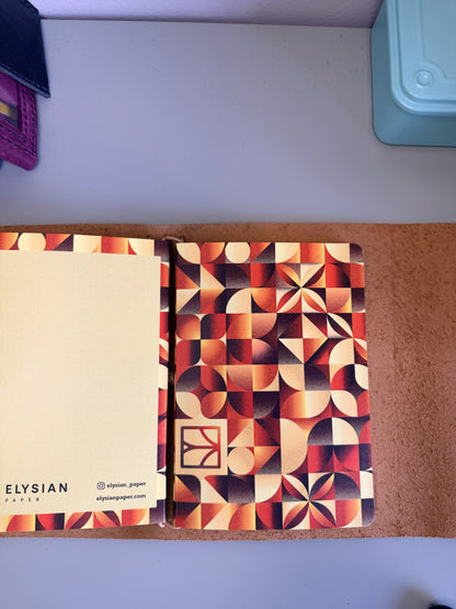 The Everyday_A5 Trifold Dark Maple