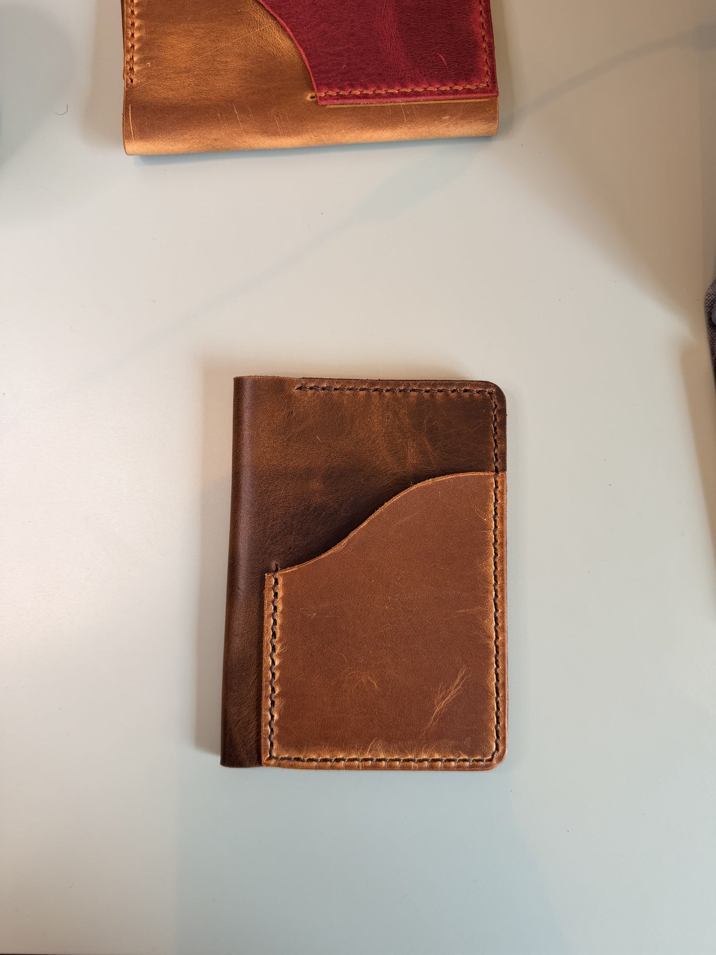 Ready to Ship Passport Leather Cover in Espresso leather