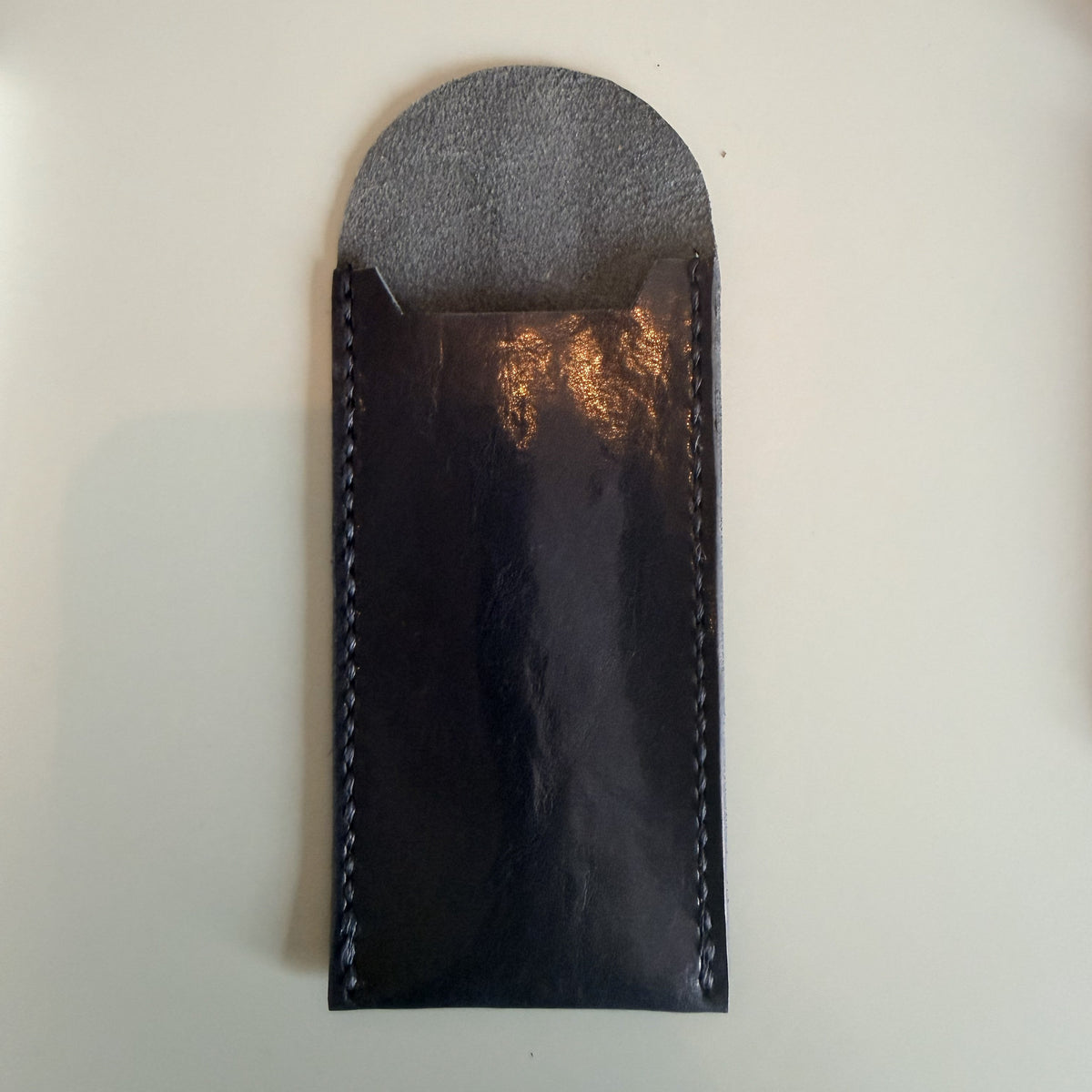 Leather pen Case on Storm Leather