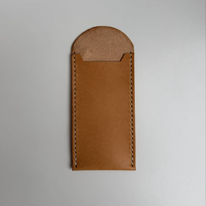 Leather Pen Case in Undyed Leather