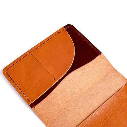 Pocket size leather cover insert pockets
