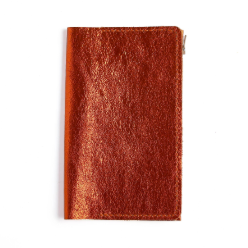 Closed TN Insert Wallet showing Ember leather texture