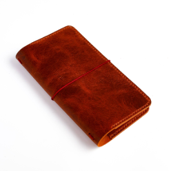 Closed TN leather cover in Cognac leather