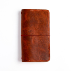 Ready to ship TN leather cover in Cognac leather