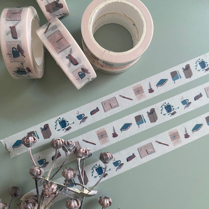 washi tape stationery theme