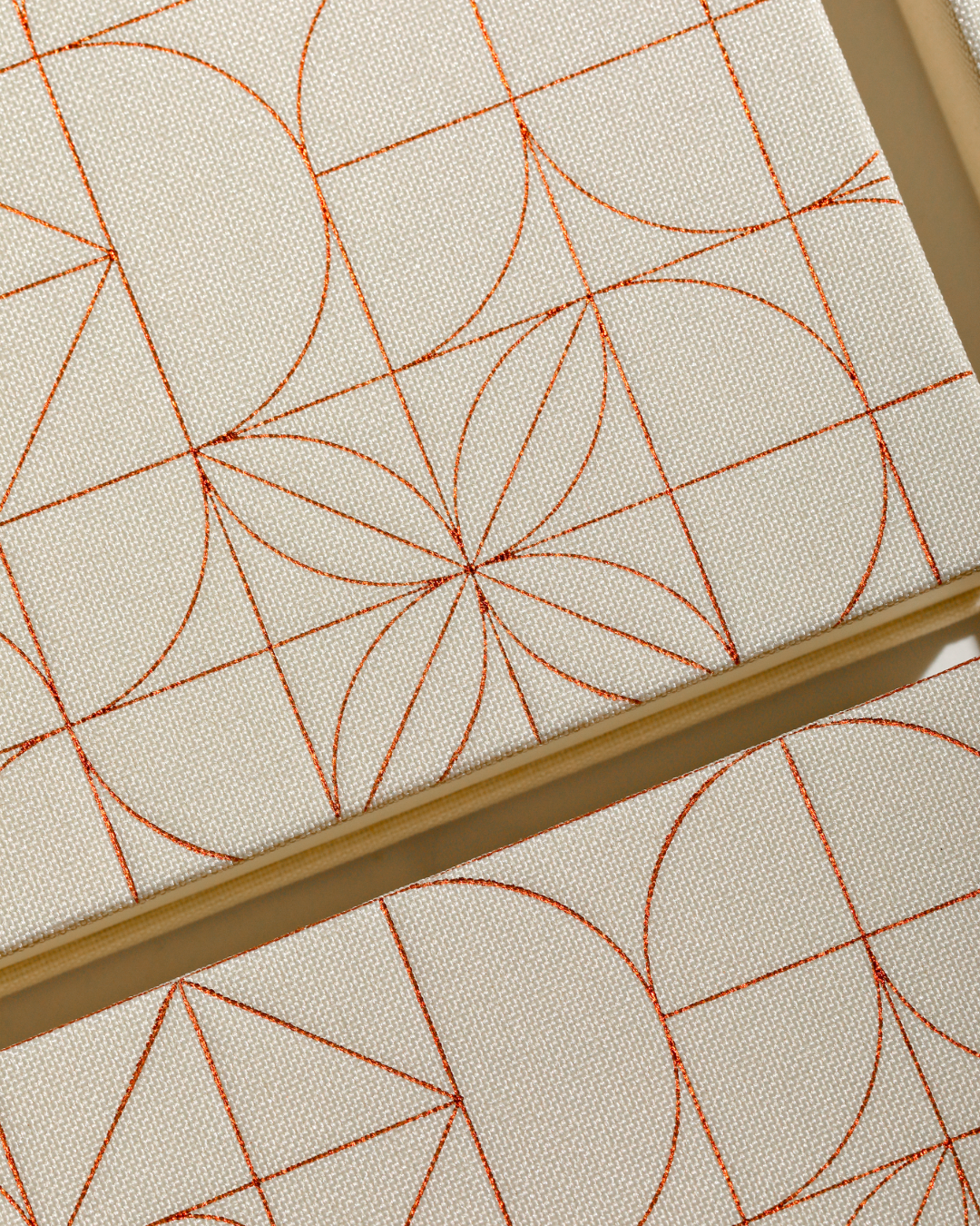 Close-up of Elysian Paper bullet journal cover pattern
