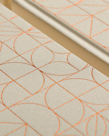 Detail of 5mm dot grid pages in A5 bullet journal