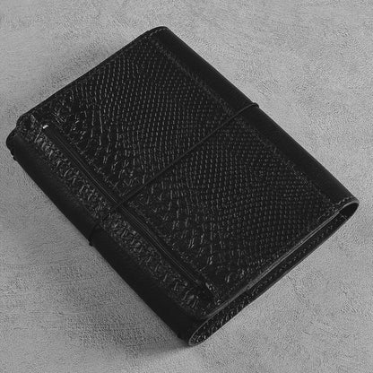 Atelier fully bespoke leather planner cover studio process handmade in Greece